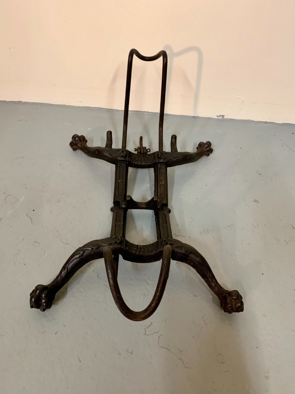 Scottish cast iron bicycle stand View IX