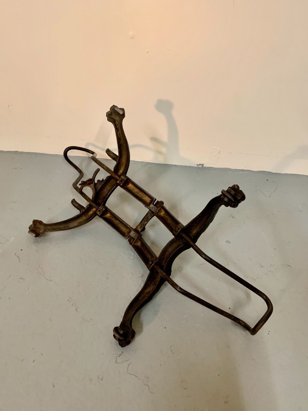 Scottish cast iron bicycle stand View XI
