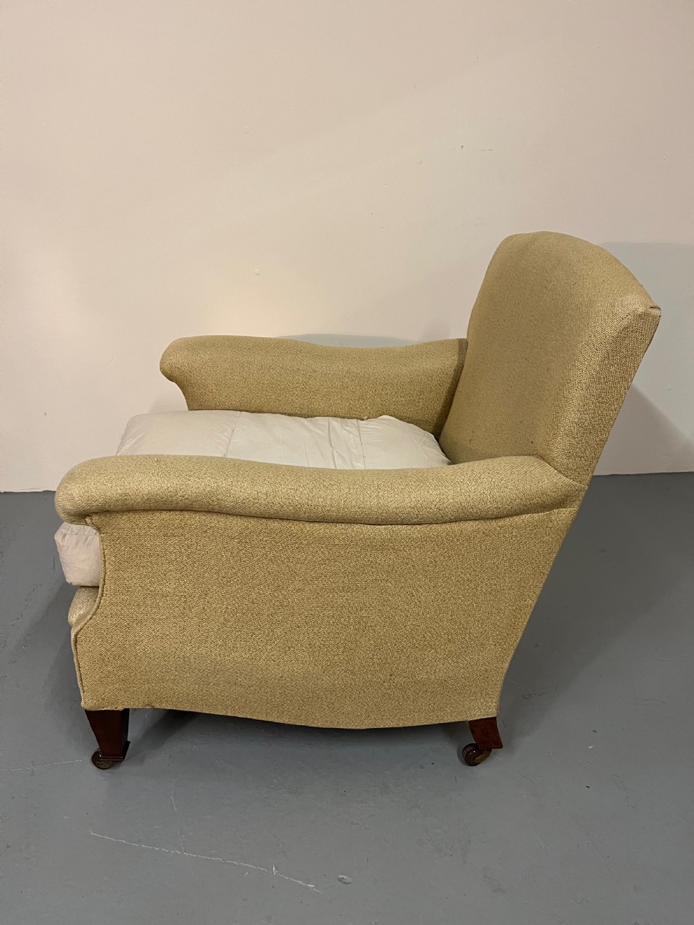Good shapely upholstered armchair  View III
