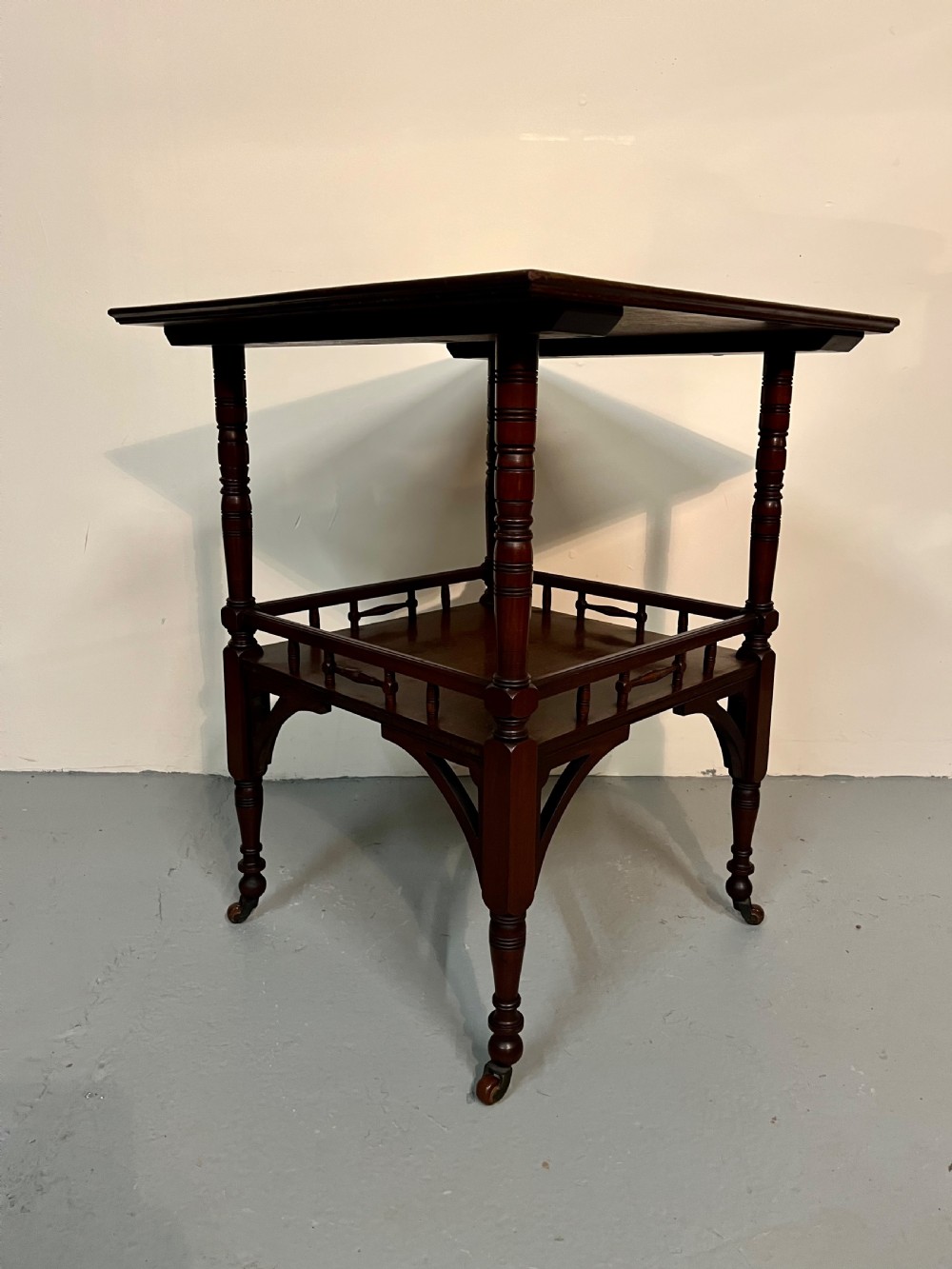 Mahogany lamp table View III