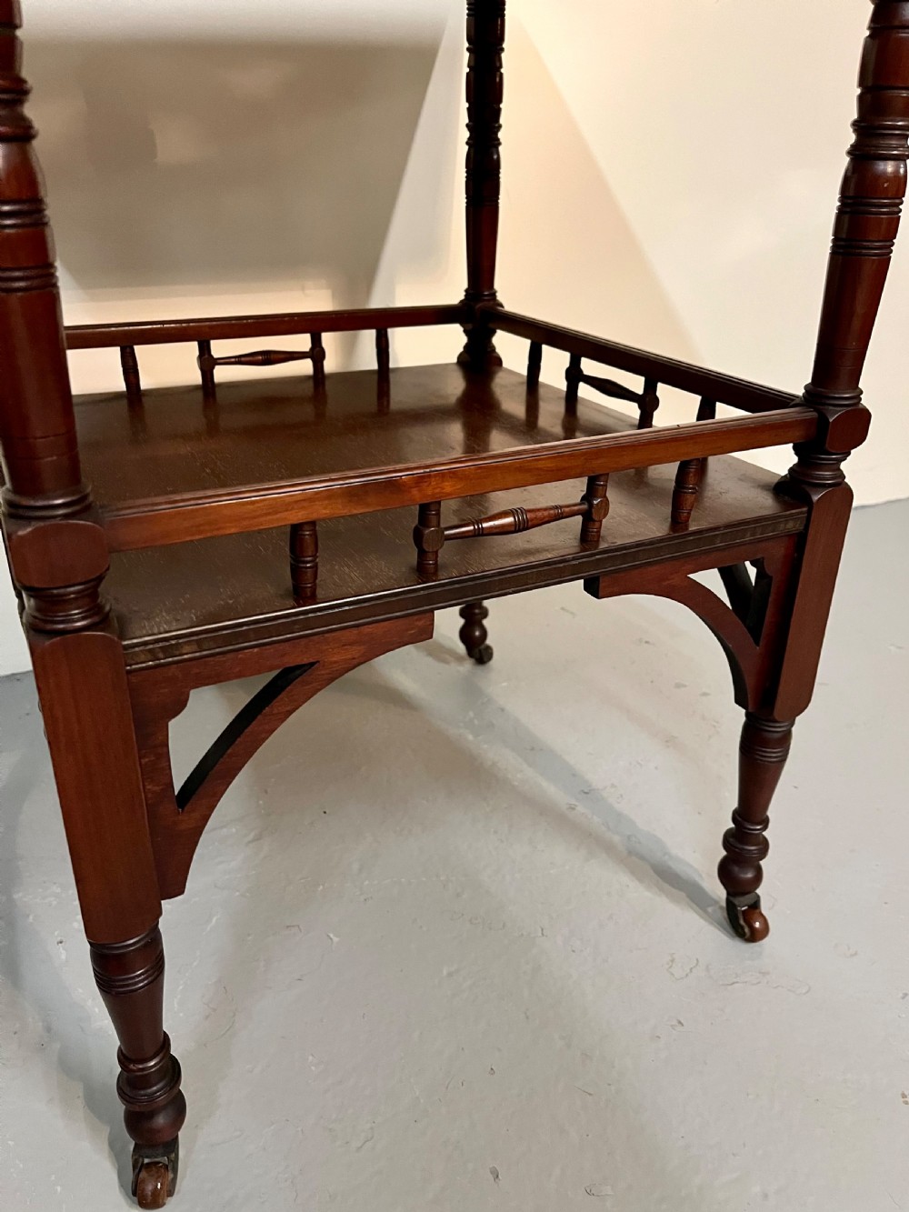 Mahogany lamp table View VI