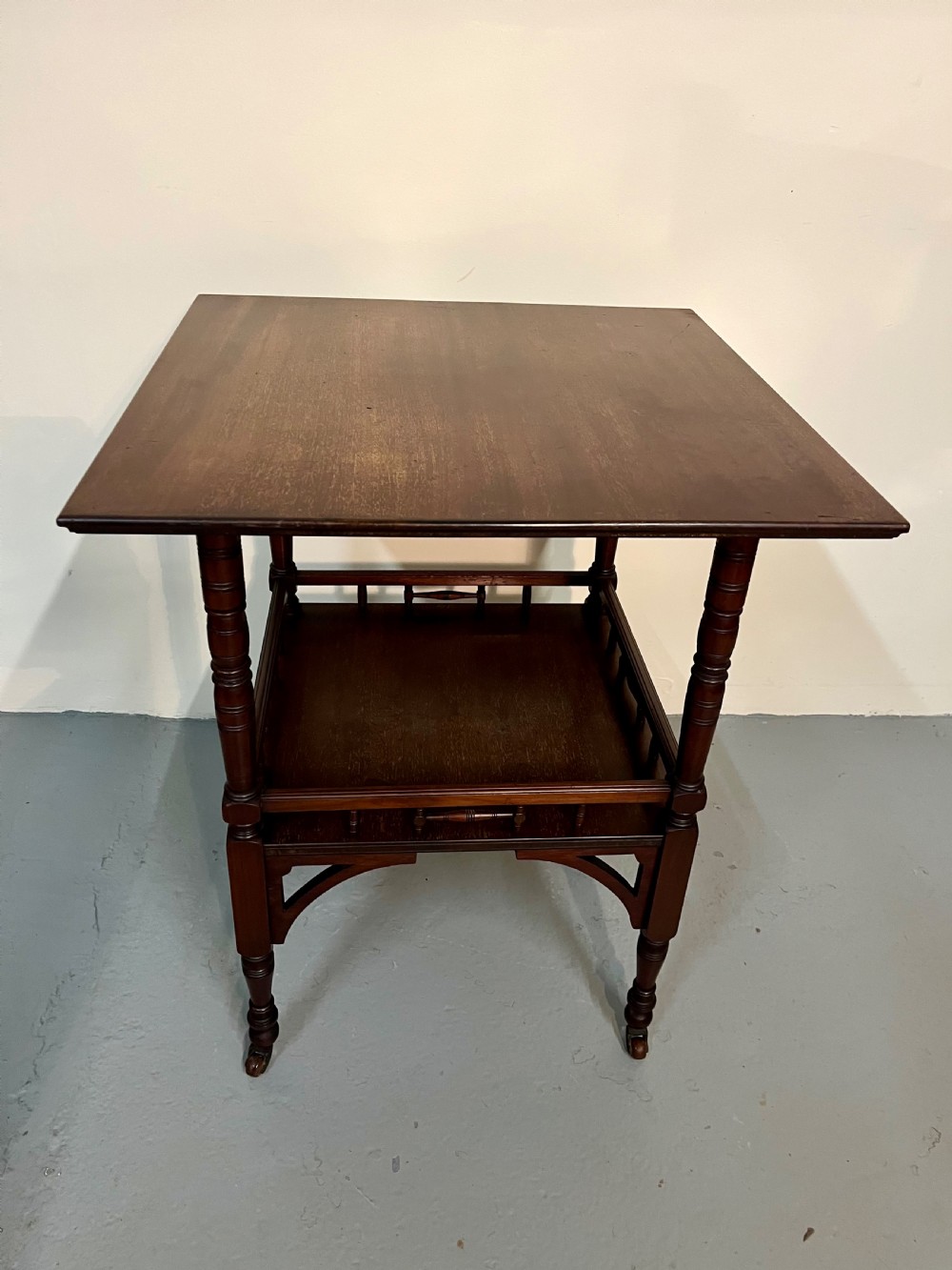 Mahogany lamp table View VIII