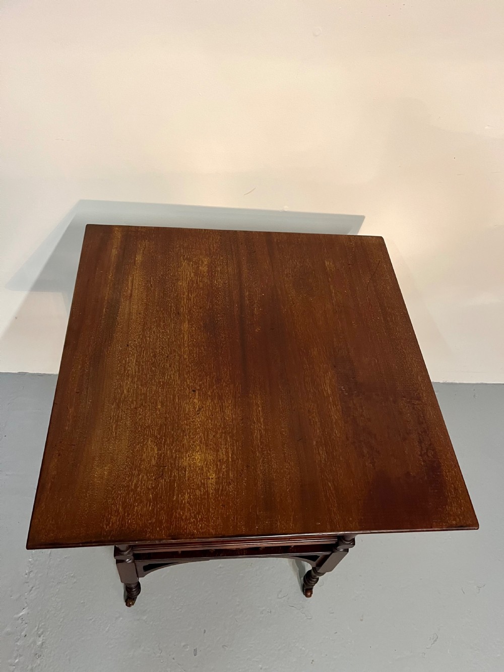 Mahogany lamp table View IX
