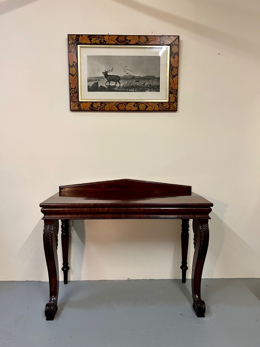 Fine Regency Scottish console table  View II