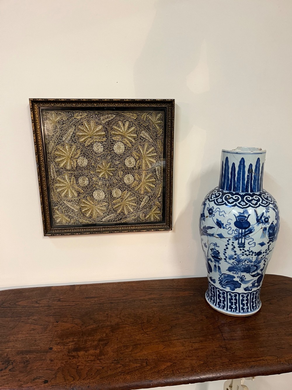 Silk embroidered picture  View VI