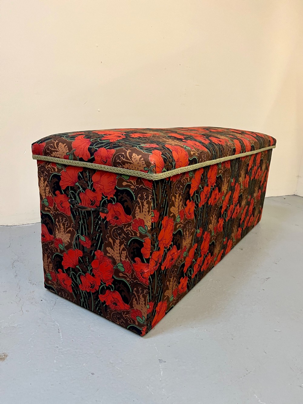 Large upholstered ottoman  View II