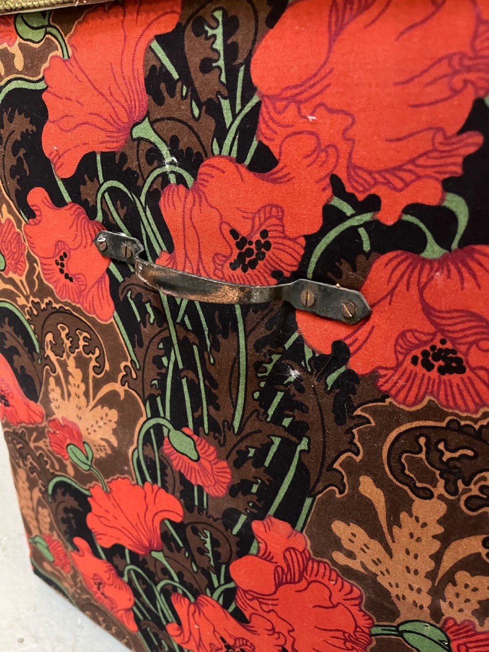 Large upholstered ottoman  View III