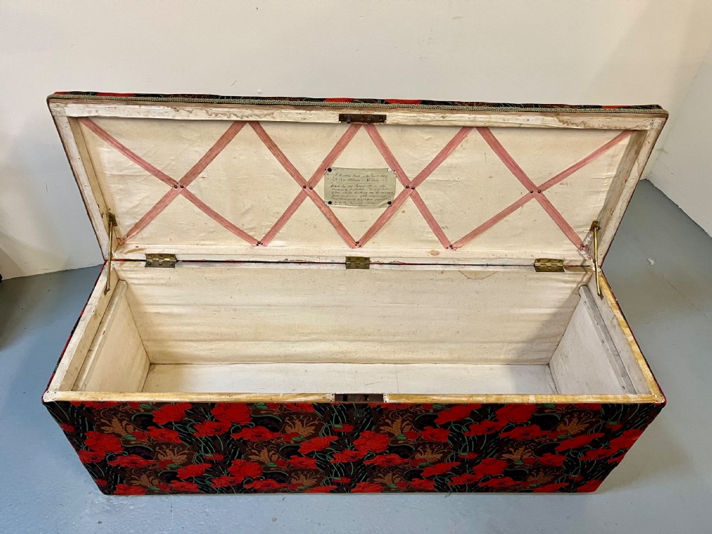 Large upholstered ottoman  View IV