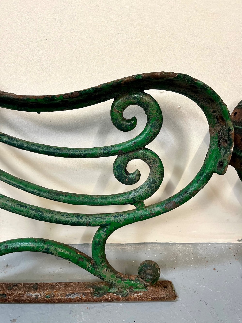 Large cast iron bench ends  View VI