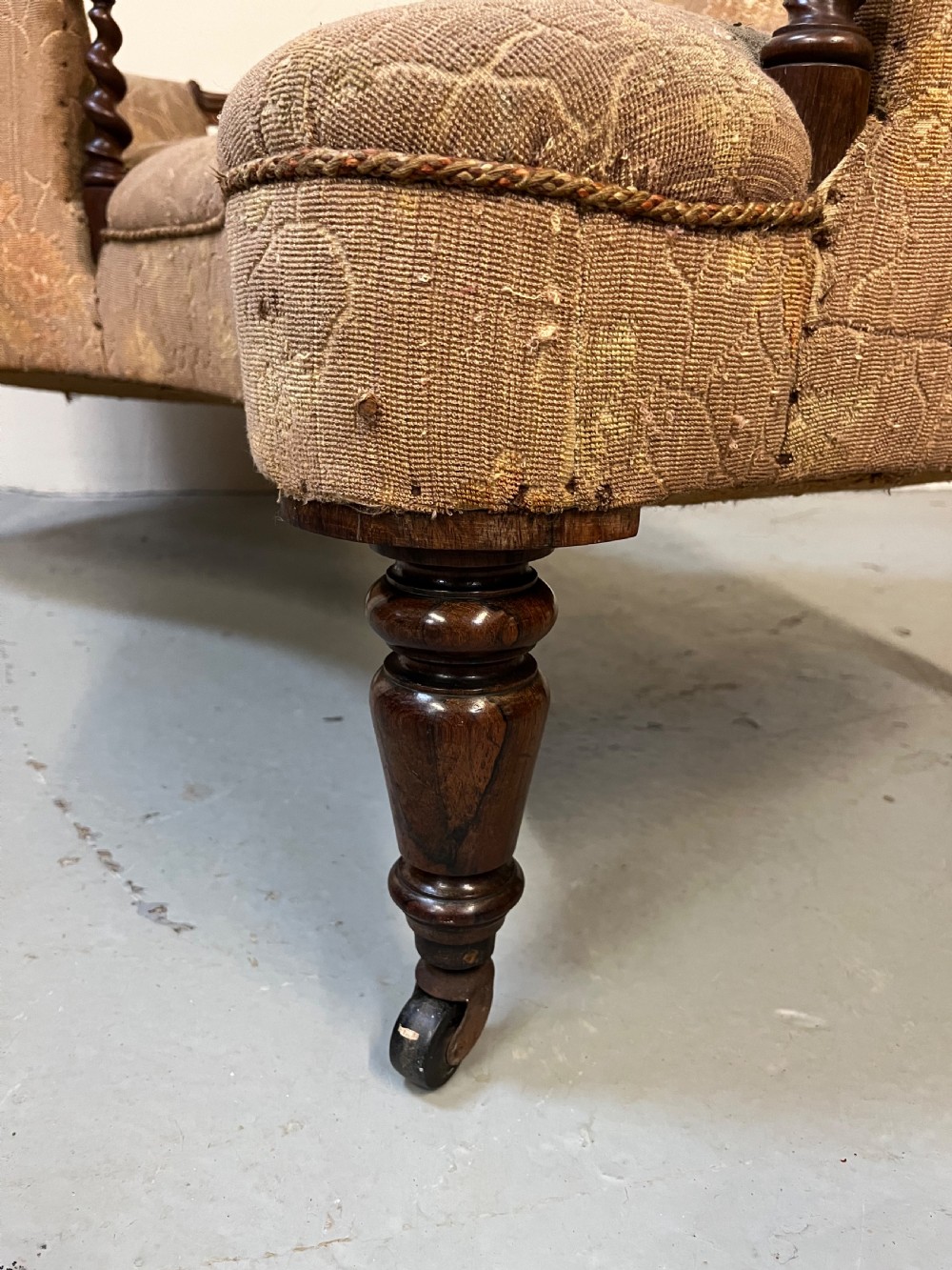 Rosewood conversation sofa  View II
