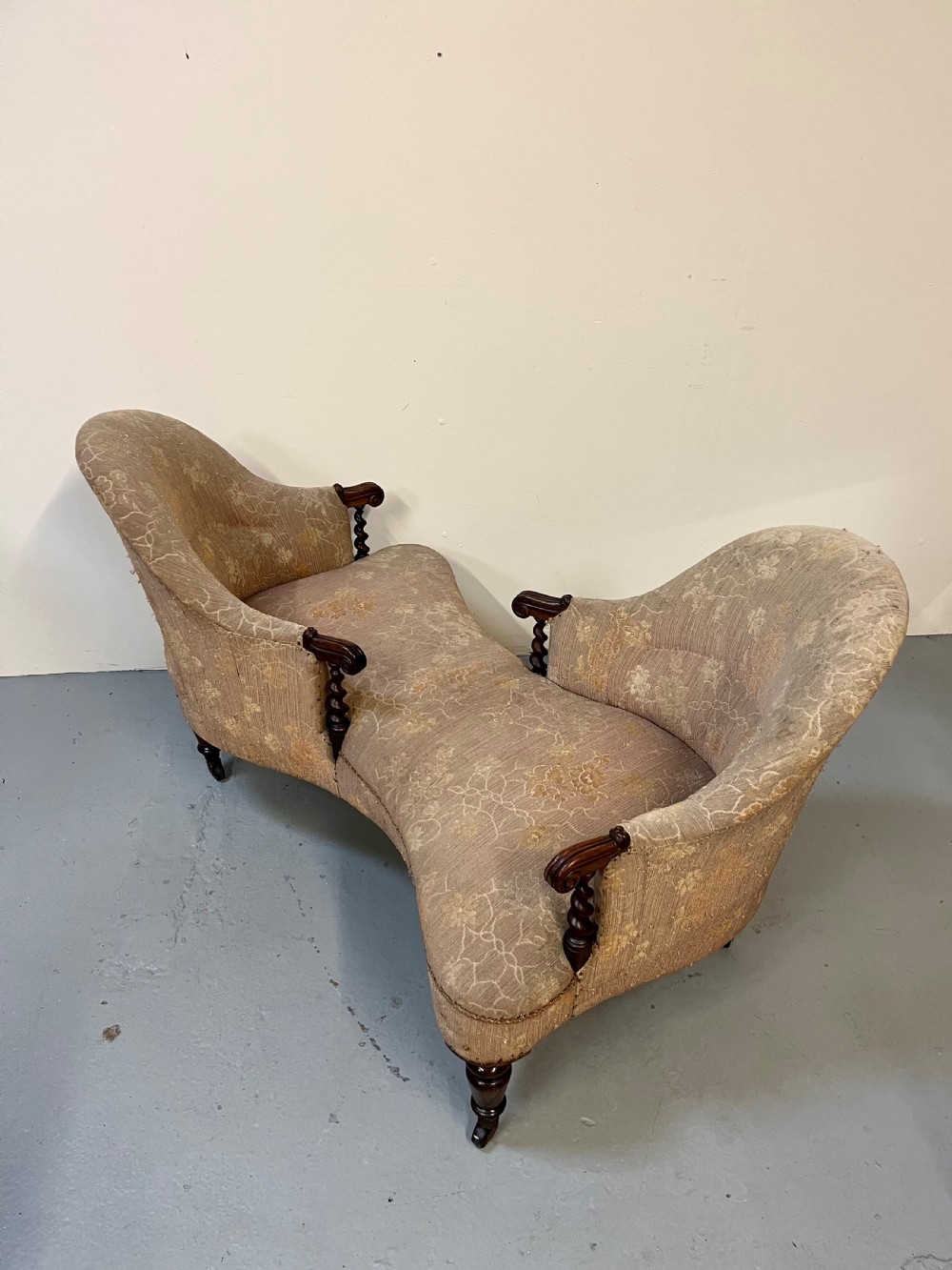 Rosewood conversation sofa  View V