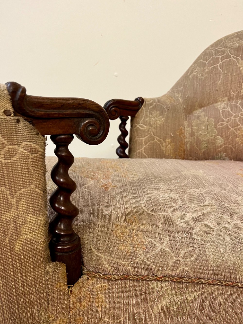 Rosewood conversation sofa  View XIII