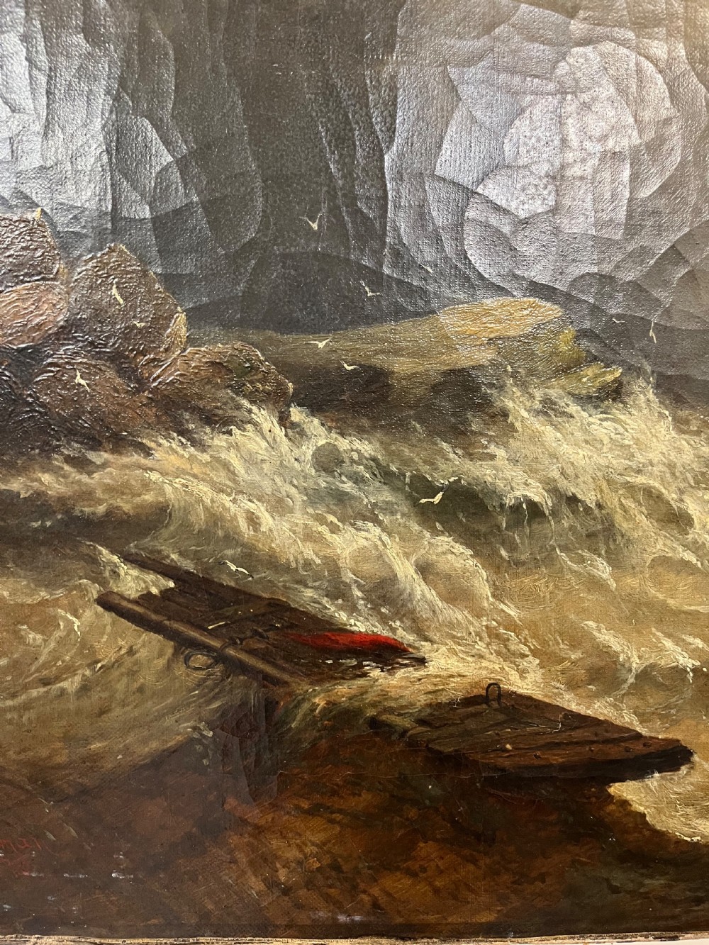 Oil painting on canvas  View VI