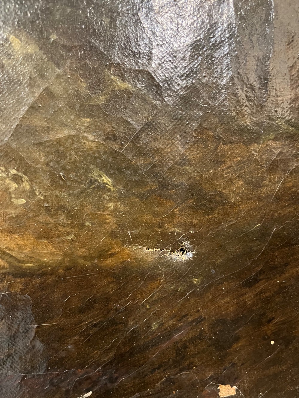Oil painting on canvas  View X