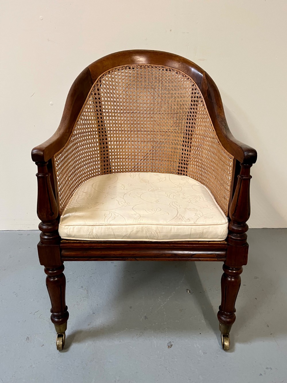 Rosewood bergere armchair View III