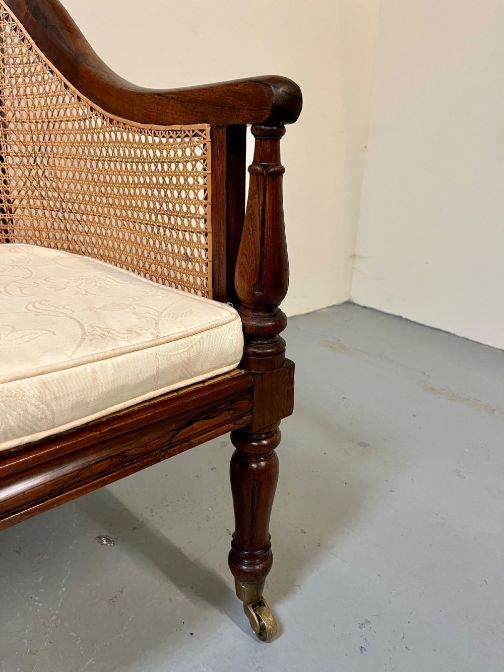 Rosewood bergere armchair View IV