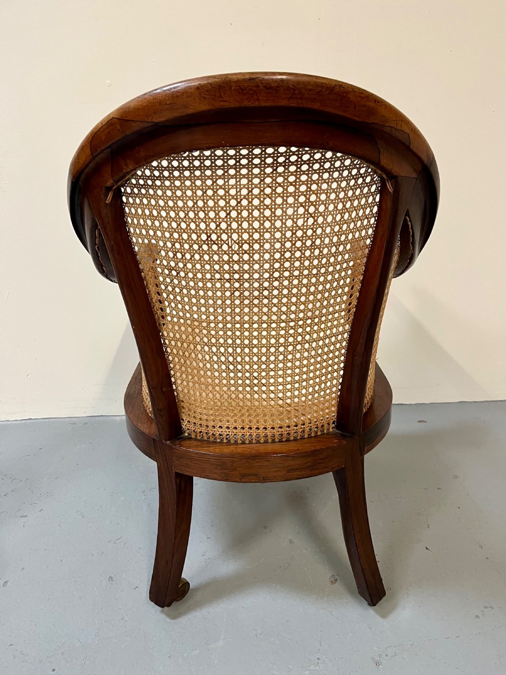 Rosewood bergere armchair View VIII