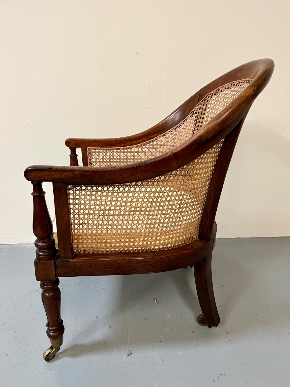 Rosewood bergere armchair View X