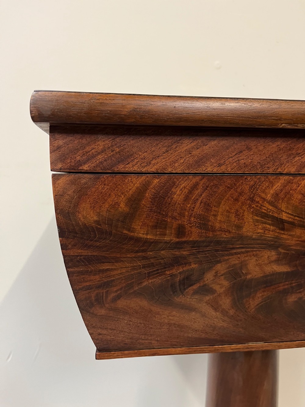 Regency mahogany teapoy View V