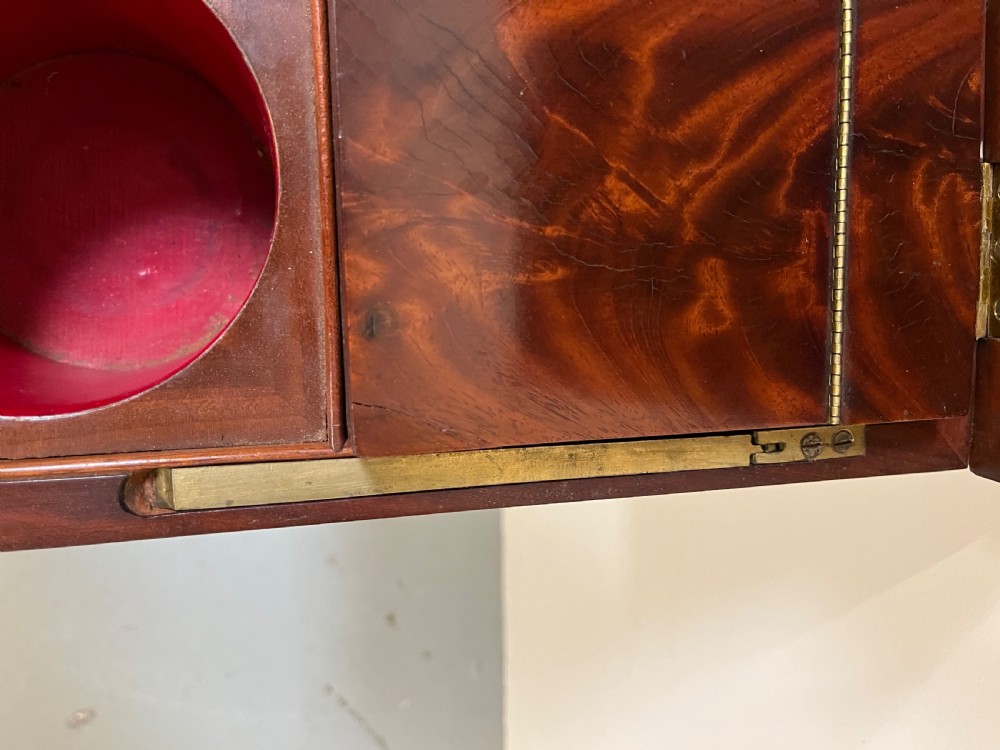 Regency mahogany teapoy View X