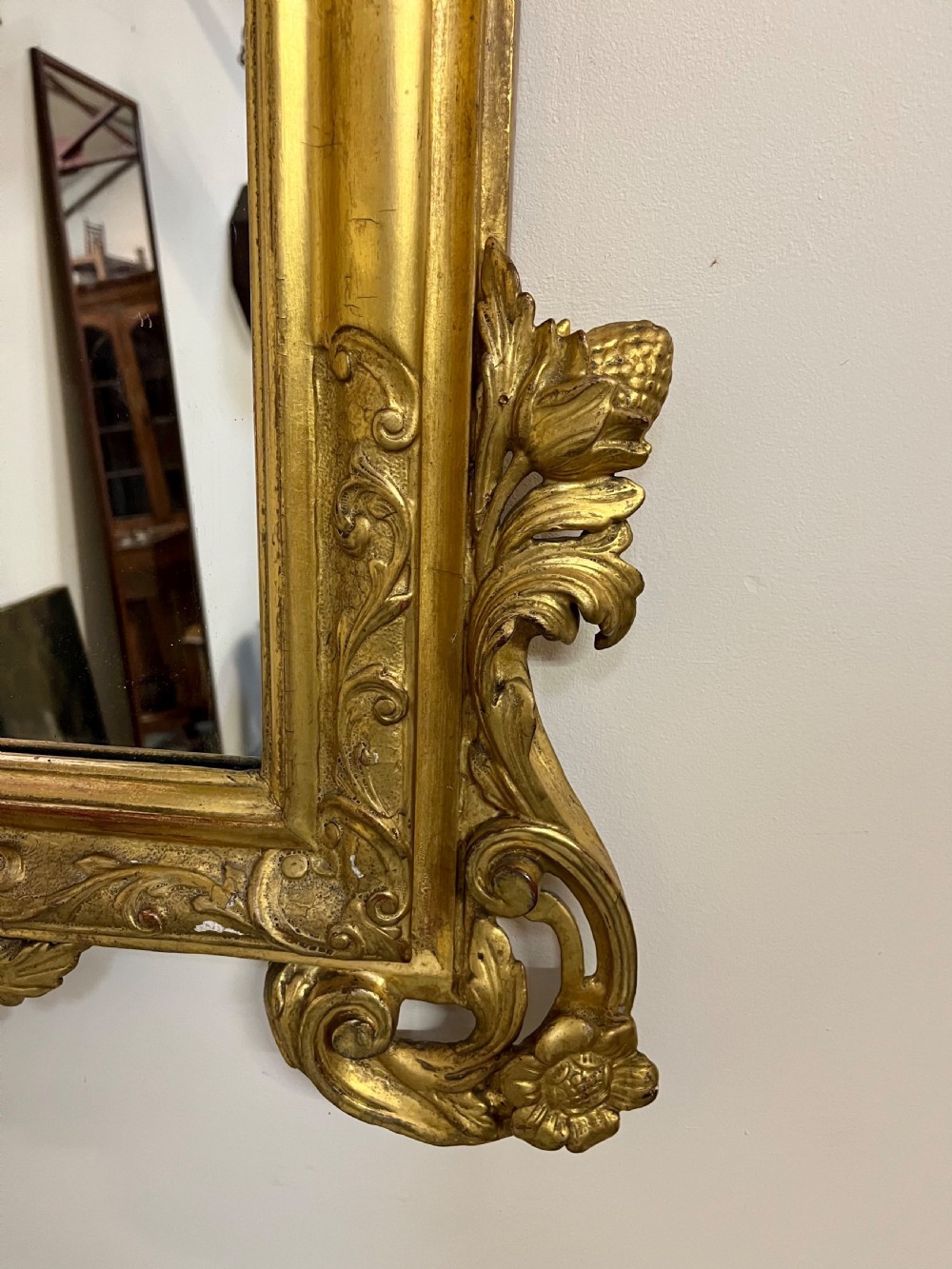 Large gilt wall mirror  View III