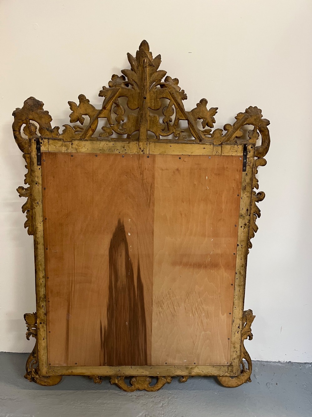 Large gilt wall mirror  View XI