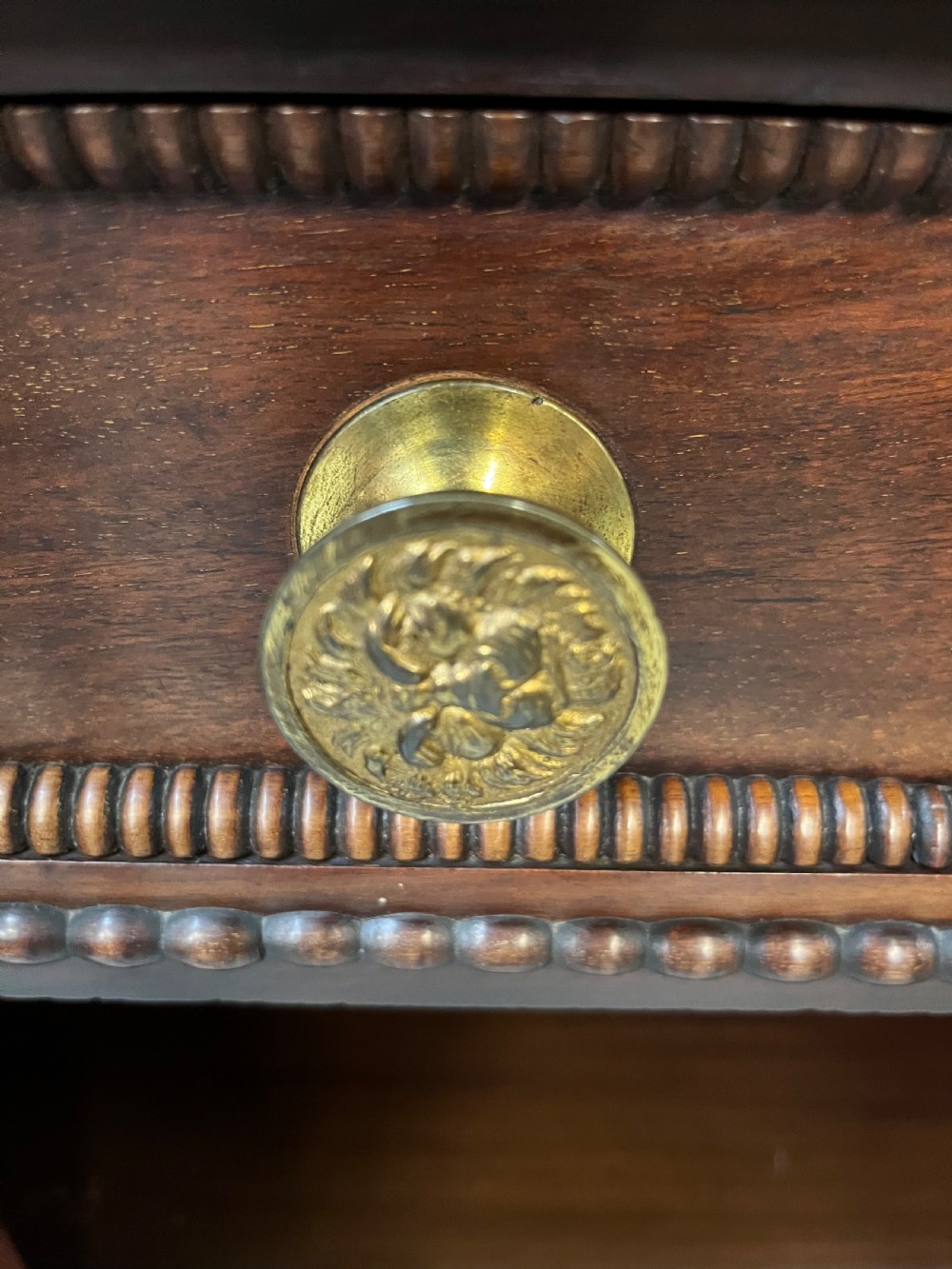 mahogany two part glazed bookcase  View XVIII