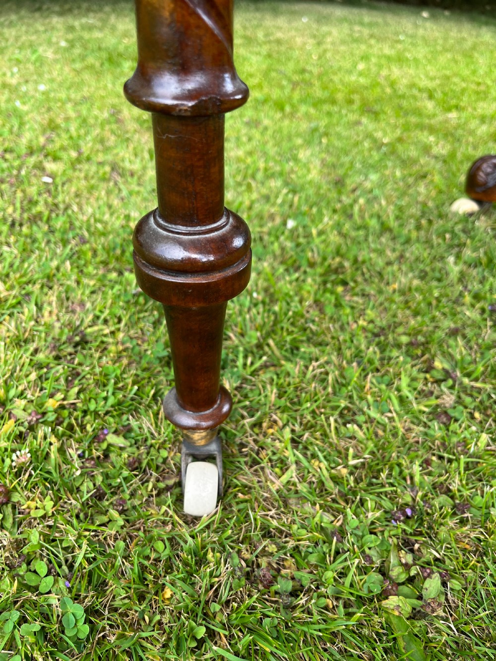 Large walnut sutherland table View IX