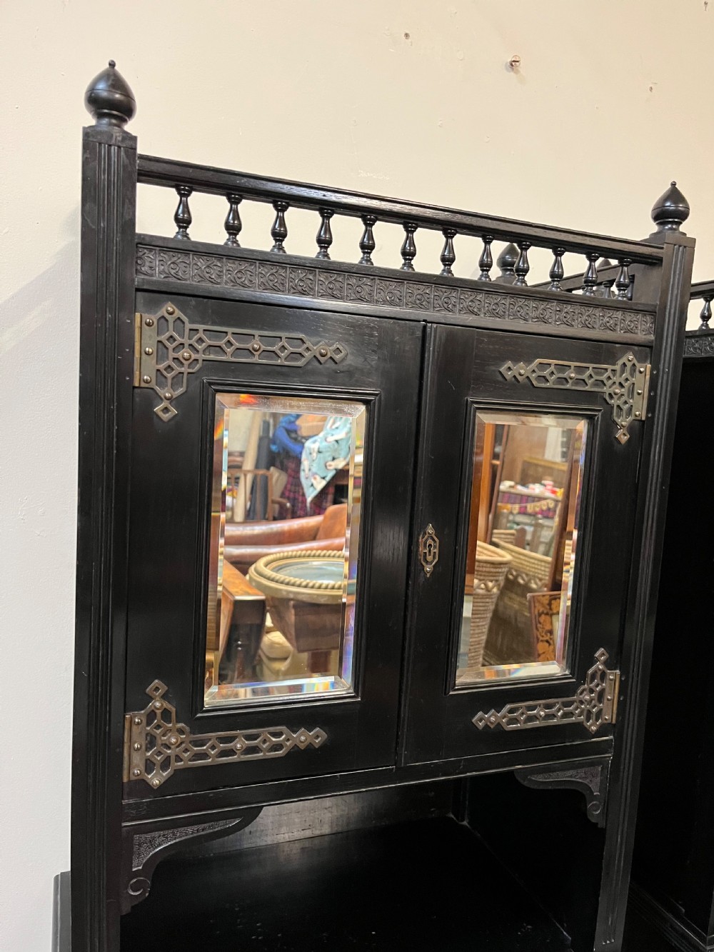 Pair aesthetic side cabinets  View II