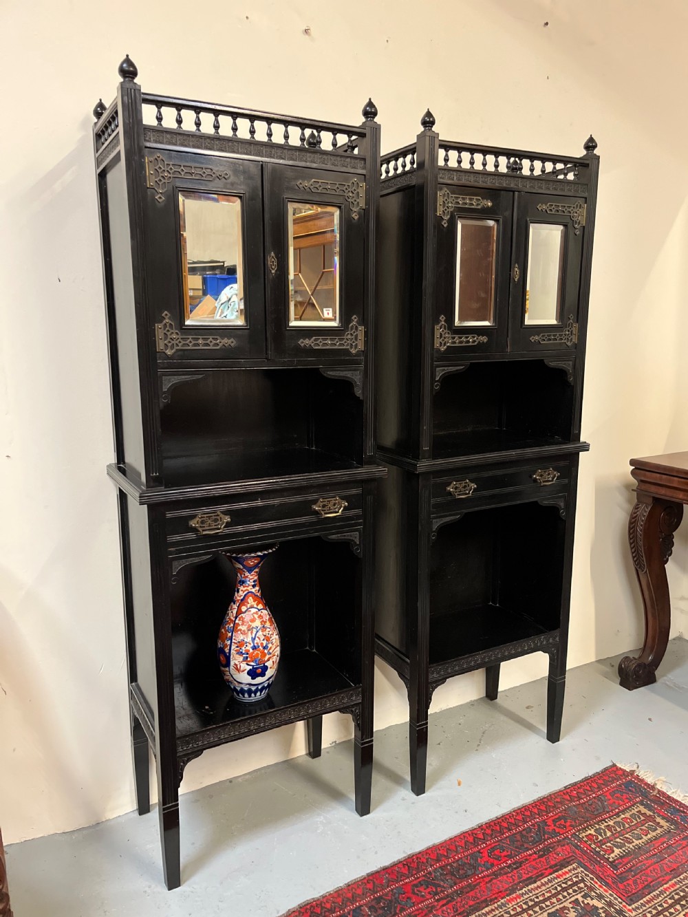 Pair aesthetic side cabinets  View V