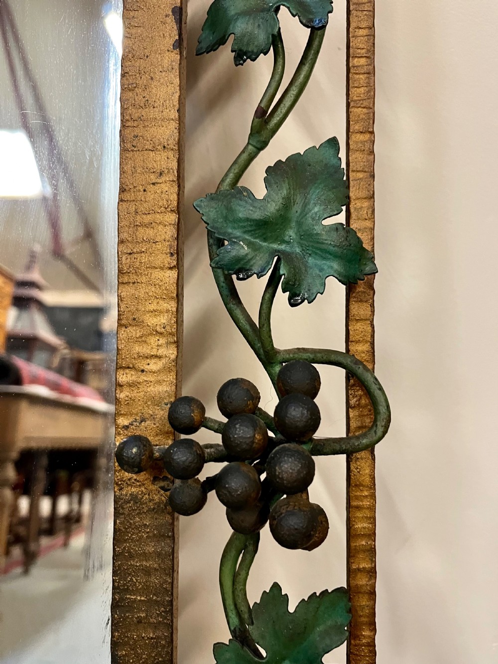 Large french grape and vine mirror  View VI