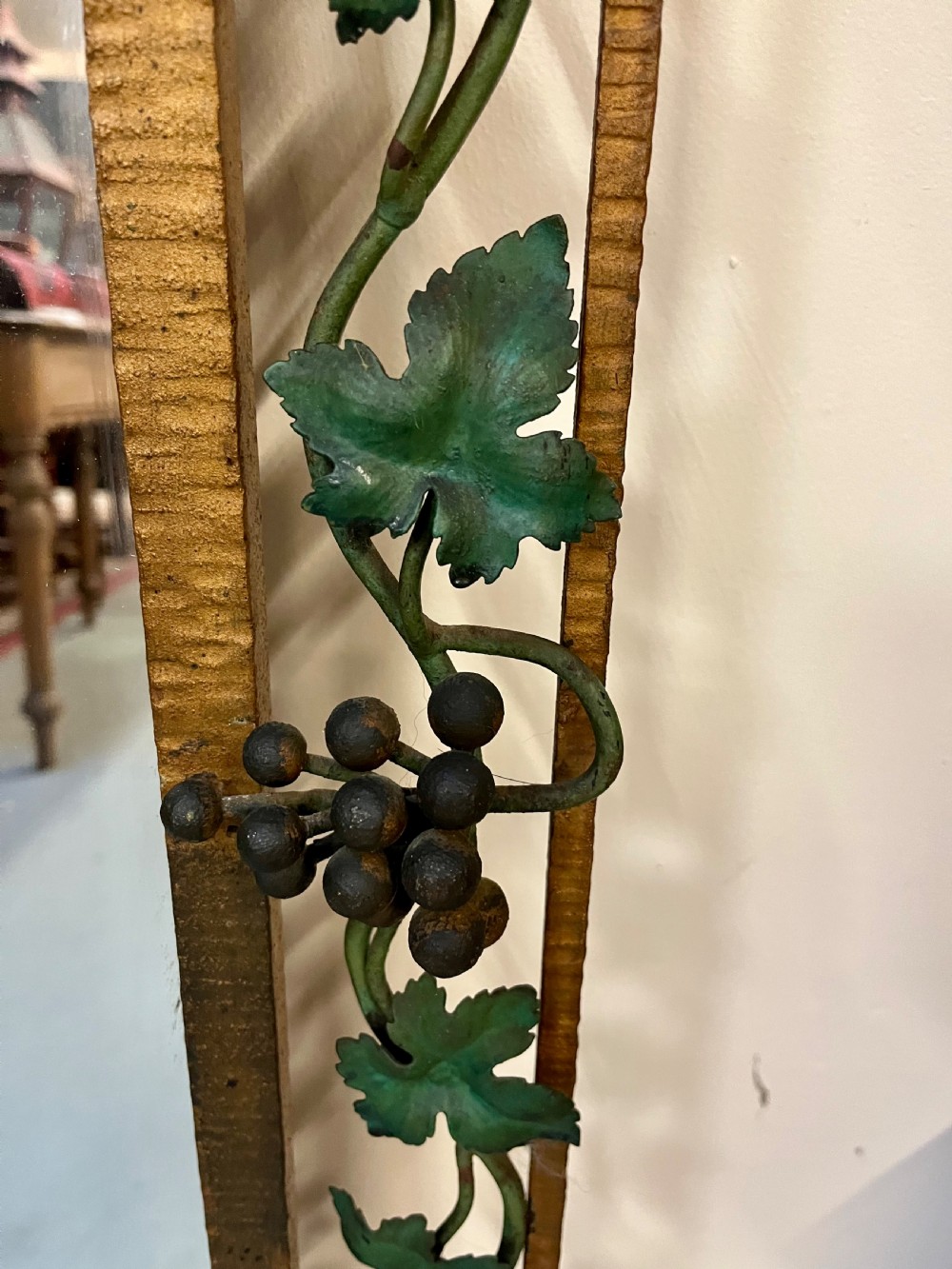 Large french grape and vine mirror  View VIII