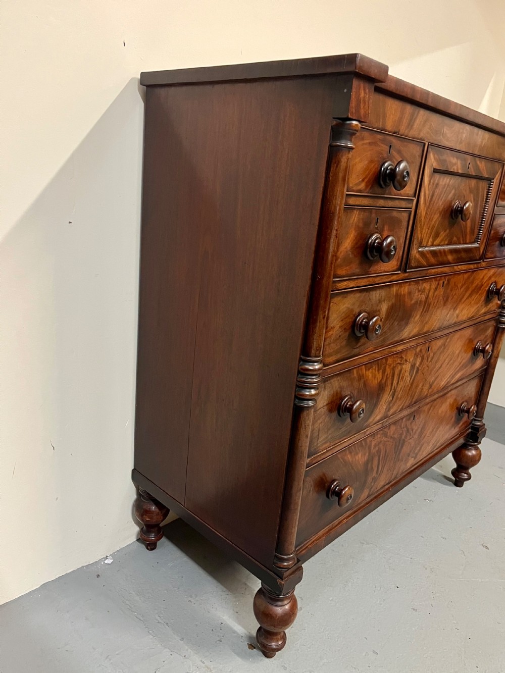 Large mahogany chest of drawers  View VII