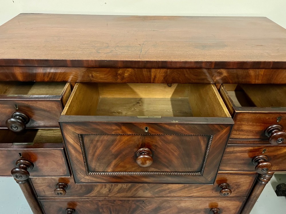 Large mahogany chest of drawers  View XIV