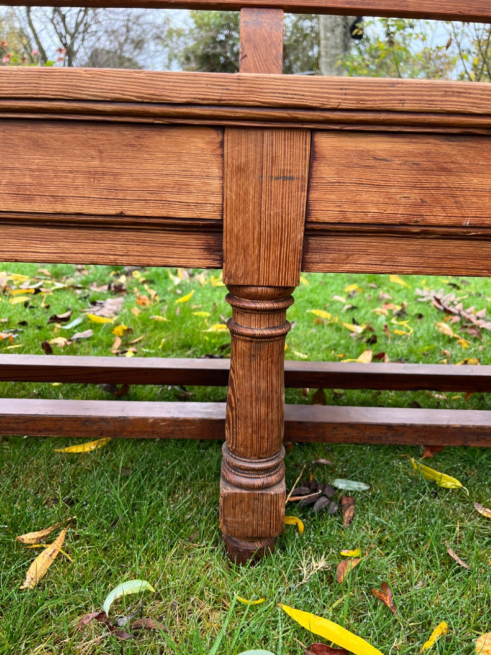 Pair Scottish hall benches  View X