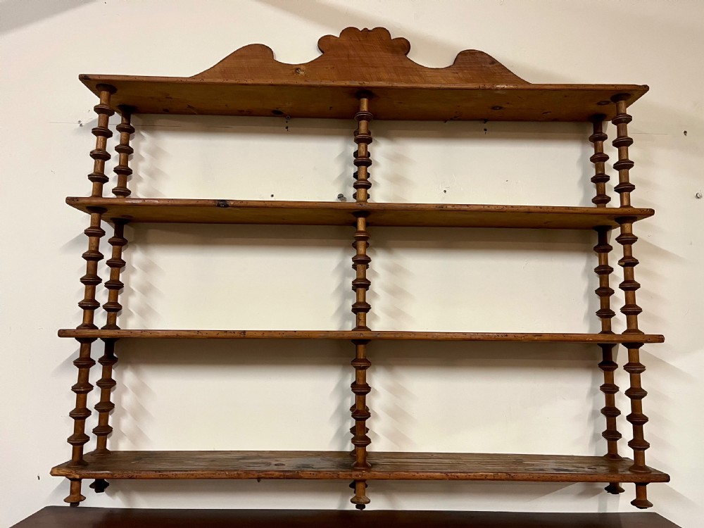 American folk art wall shelves  View III