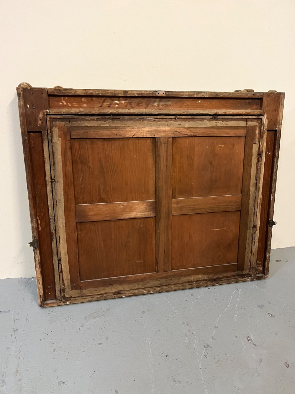 Large regency over mantle mirror  View VII