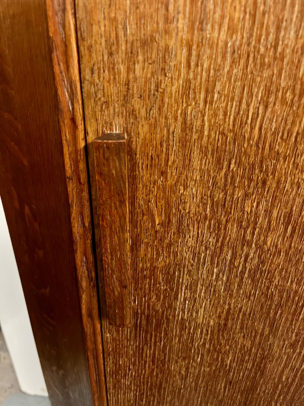 Limed oak standing corner cupboard  View X