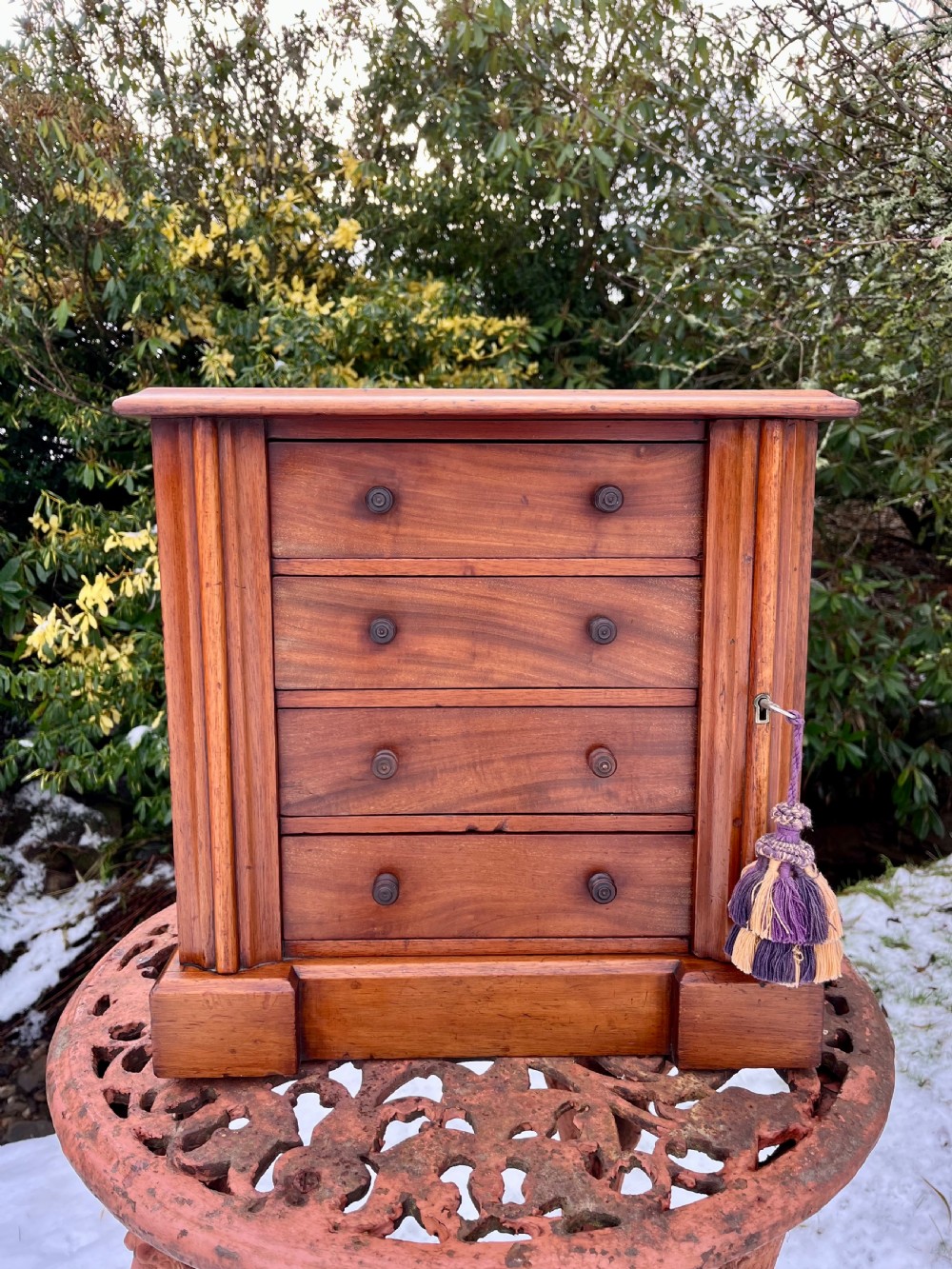 Miniature wellington chest of drawers  View II