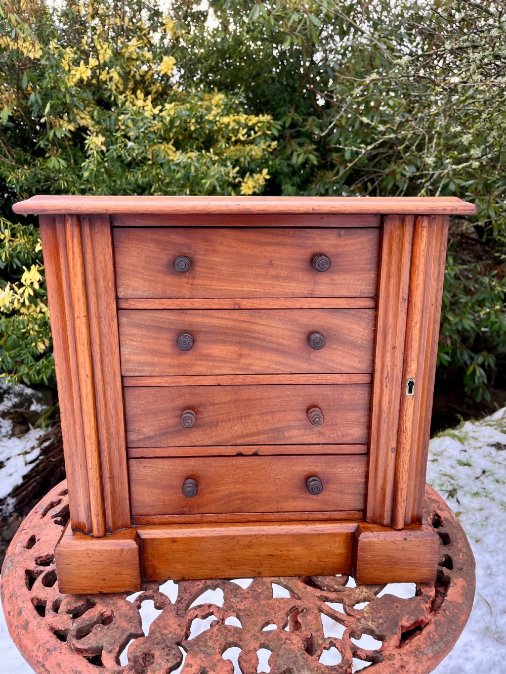 Miniature wellington chest of drawers  View V