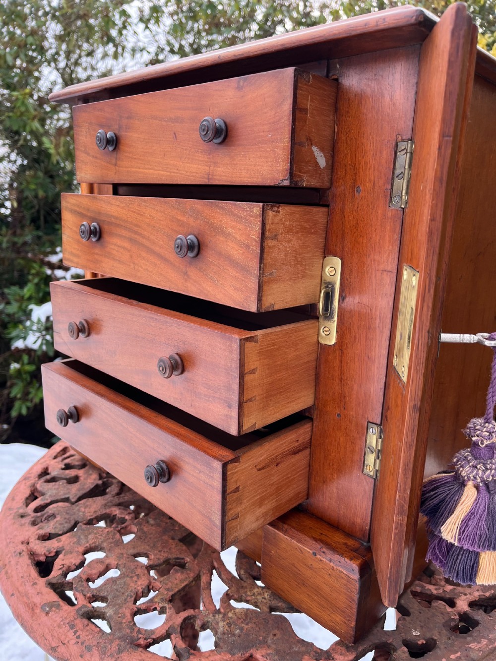 Miniature wellington chest of drawers  View VI
