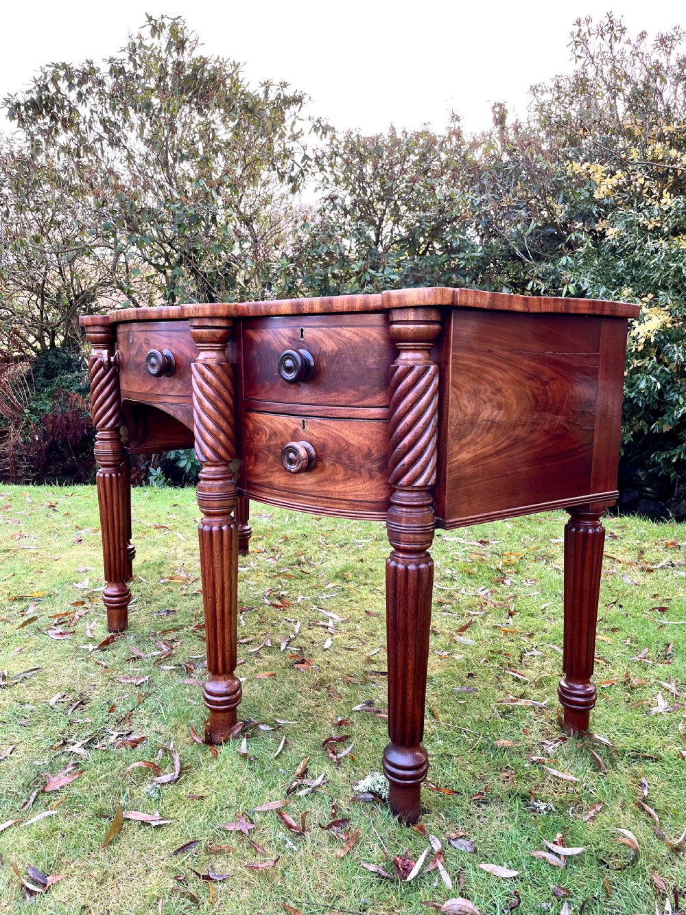 Scottish mahogany sideboard server View VII