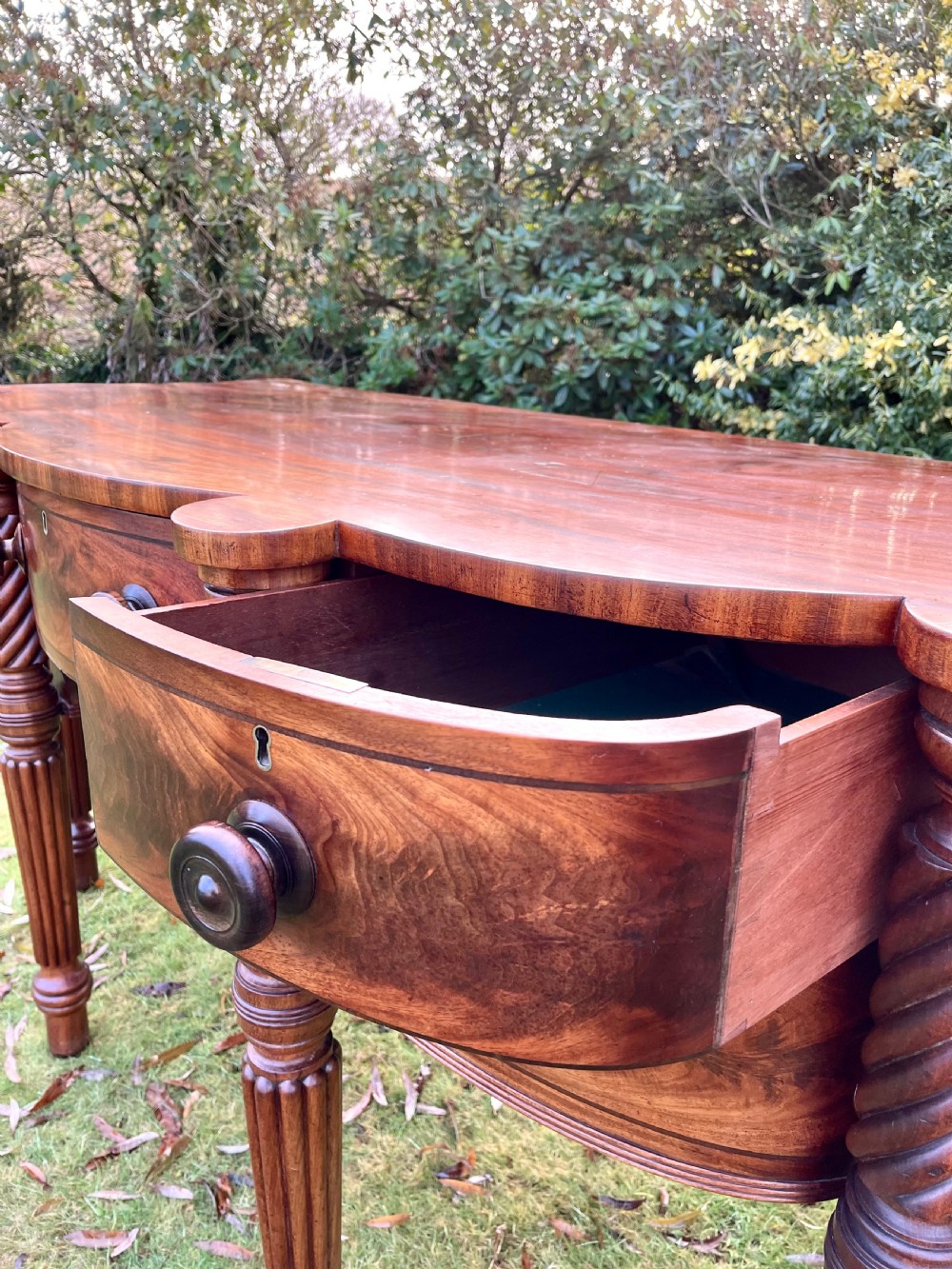 Scottish mahogany sideboard server View VIII