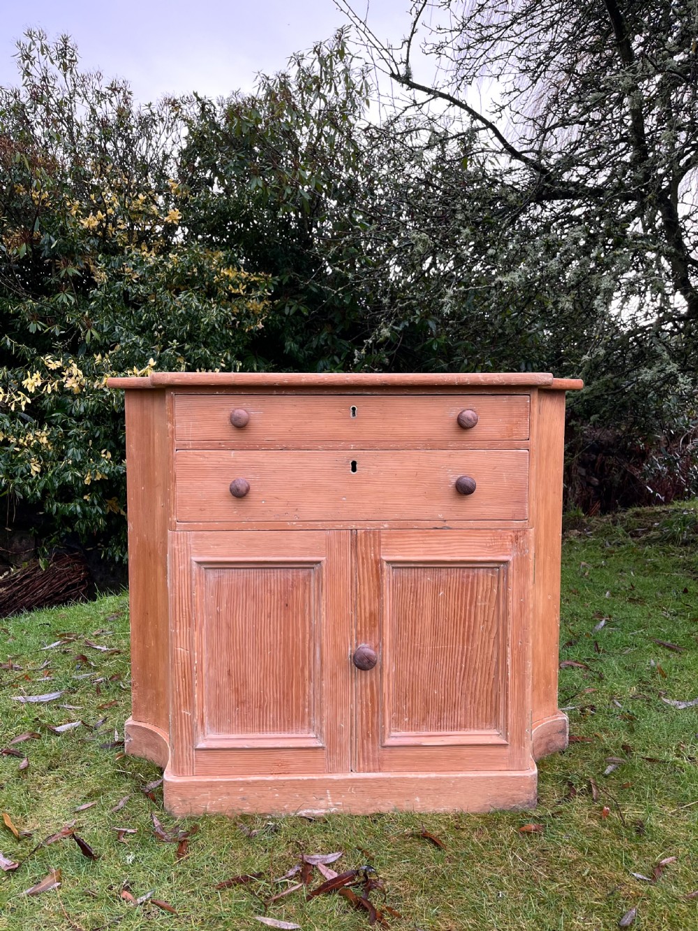 Regency pine side cabinet 