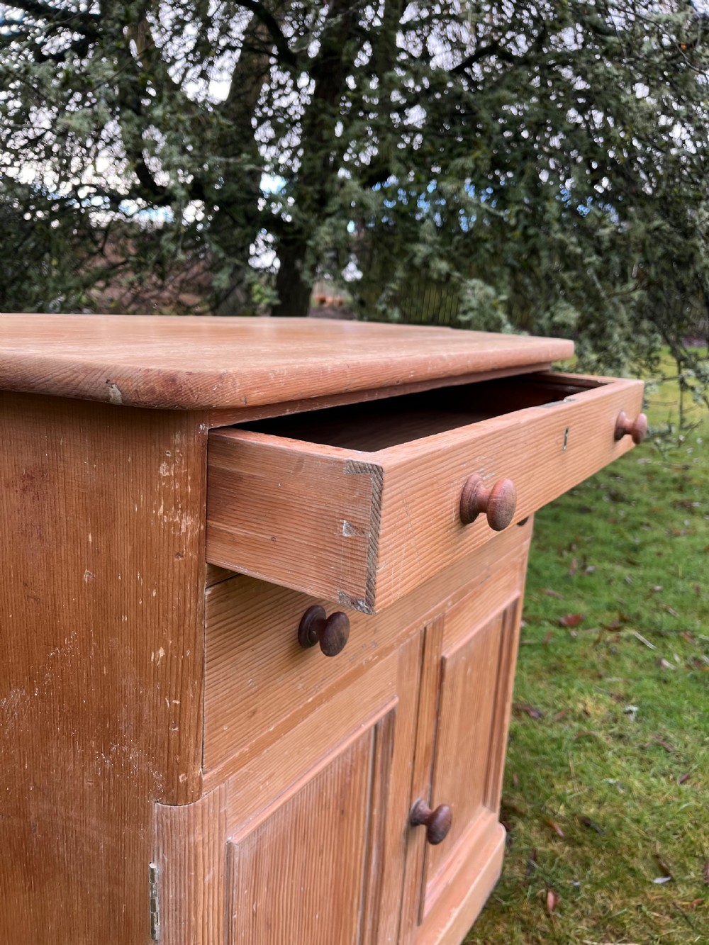 Regency pine side cabinet  View V
