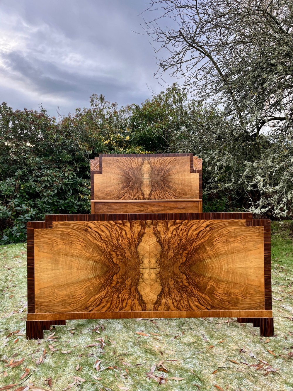 Art deco double bed