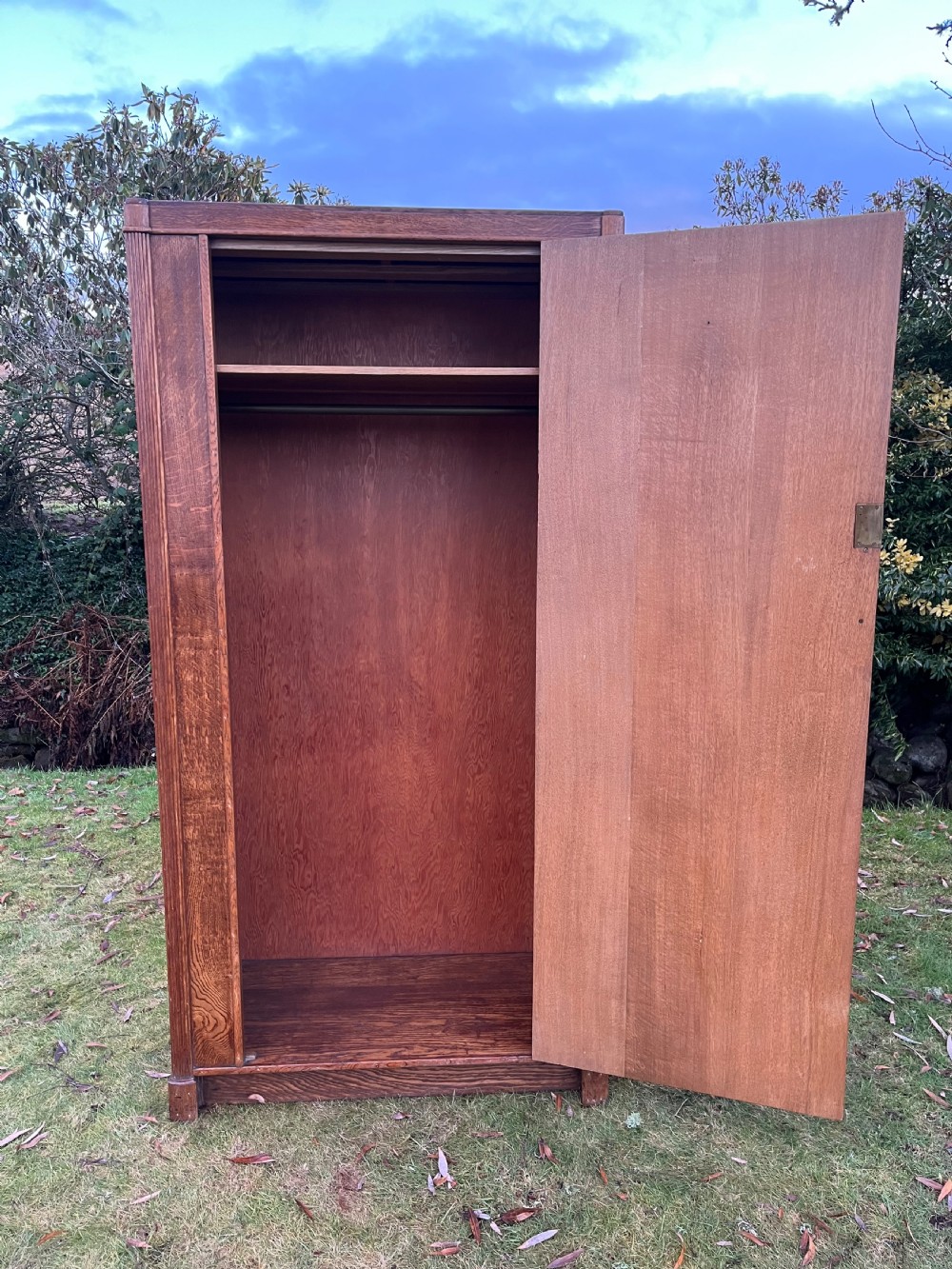 Heals odeon oak wardrobe  View XI