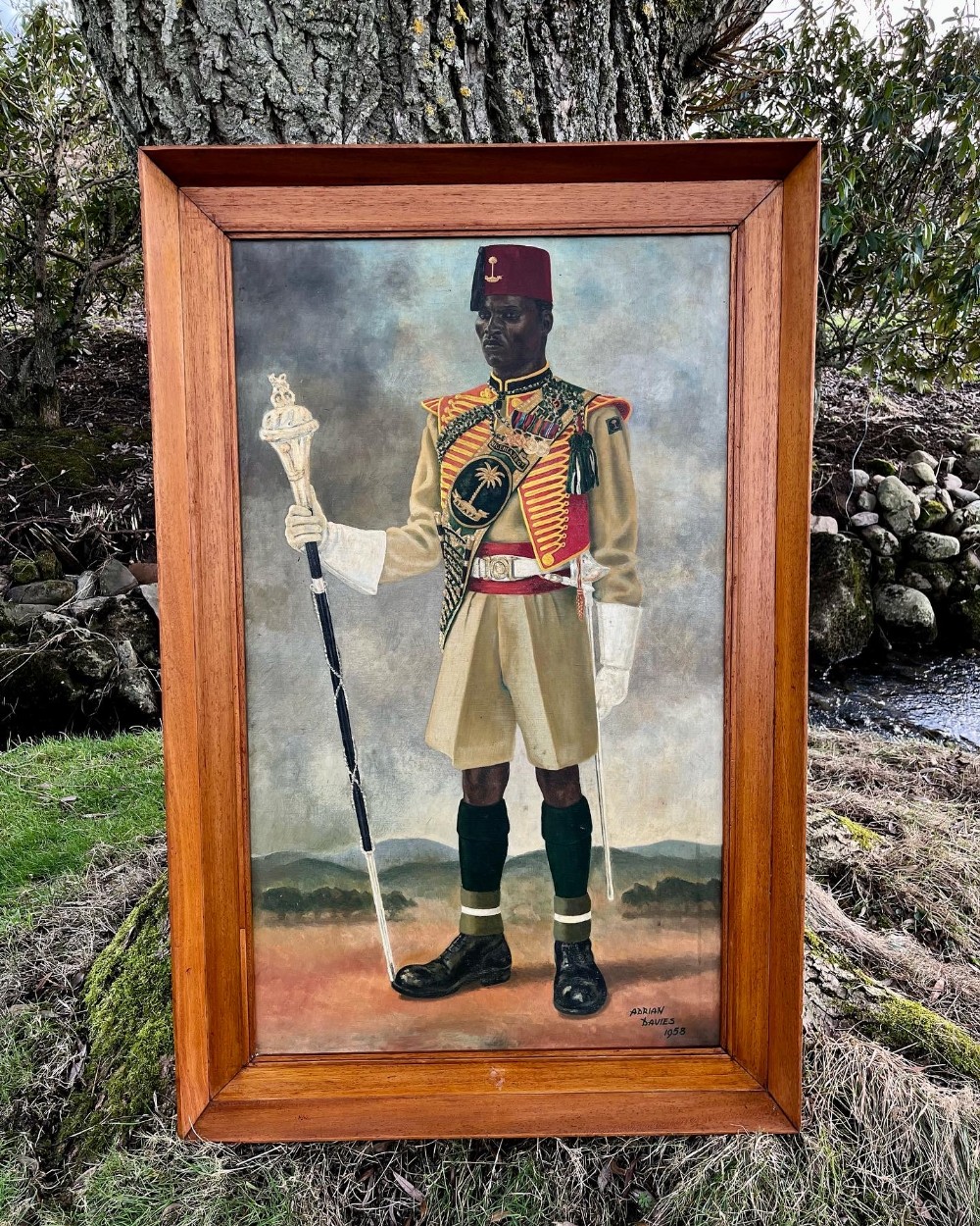 Large oil portrait 