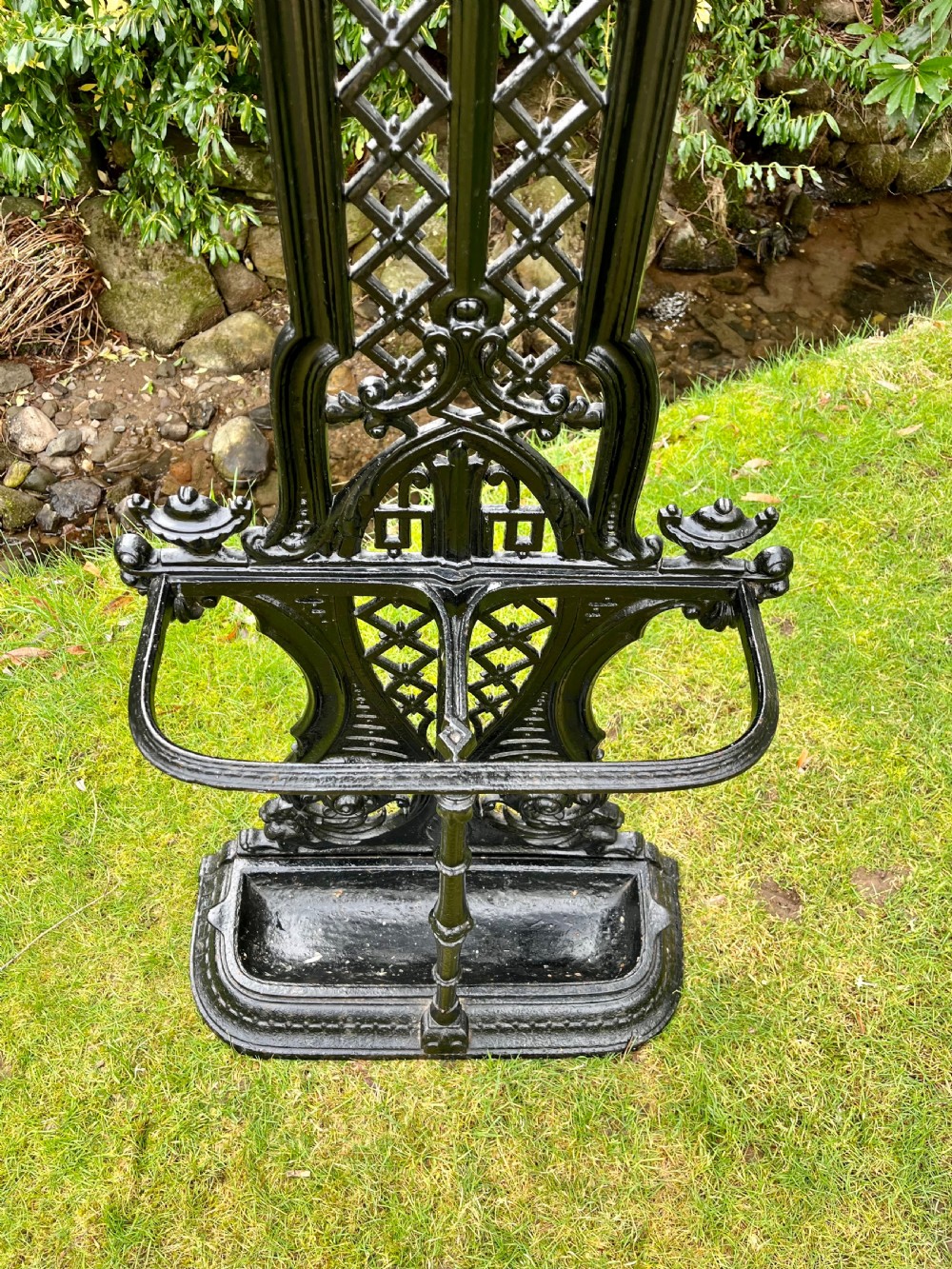 Scottish cast iron stick coat stand View III