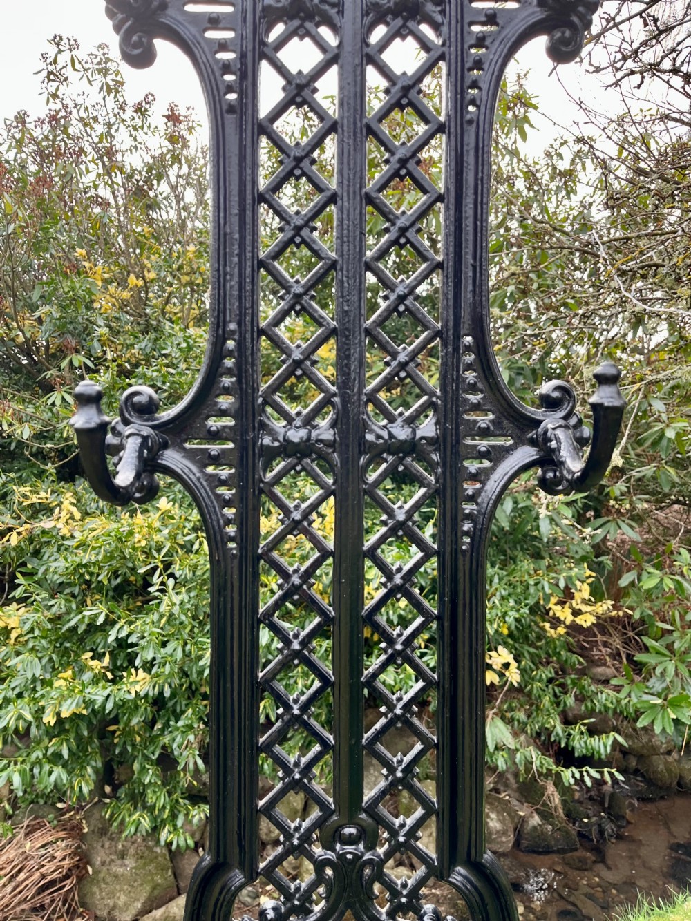 Scottish cast iron stick coat stand View X